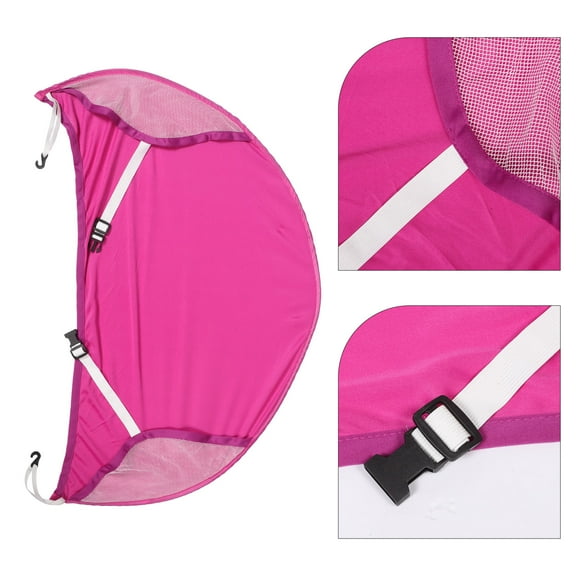 MEIBUTYUP Outdoor Purple Pushchair Sunshade Canopy with and Adjustable Angle