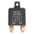 thumbnail image 2 of Car Relay Switch, 12V Car Start Relay 250A Normally Open Contact Brass Coil High Starting Power  For ATV, 2 of 8