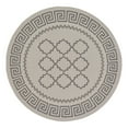 thumbnail image 3 of Unique Loom Outdoor Trellis Collection Area Rug - Stars (6' 1" Round Gray/Silver), 3 of 7