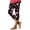 Pants-A105Pink, variant on LEKWK Plus Size Womens Capri Pants Slim Fit Heart Graphic Print Capris Pants Stretchy Soft Workout Pants for Valentine Outfits and Daily Casual Wear