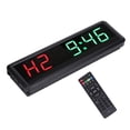 thumbnail image 4 of Gym Timer Clock, DC 5V 1.8 Inch Large Digital Workout Clock with Remote Control, USB Rechargeable Smart LED Countdown Colck Interval Timer with Buzzer for Home Gym Garage, 4 of 7