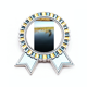 thumbnail image 1 of Preguntando Insignia broche Medalla ganadora, 1 of 3