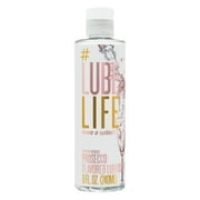 Lube Life Water Based Prosecco Flavored Lubricant for Men, Women and Couples, 8 fl oz