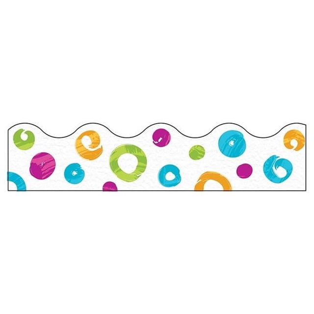 Trend Entreprises T-92685-6 Tourbillon Points Coupe-Bordures Formidables - Pack de 6