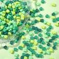 thumbnail image 7 of 1 Box 300pcs St. Patrick's Day Clover Beads Lucky Clover Beads Good Luck Shamrock Irish Green Three Leaf Shape Clay Loose Spacers, 7 of 7