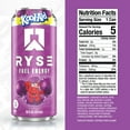thumbnail image 6 of RYSE Fuel Energy Drink - Kool-Aid Grape - Sugar Free - 16 fl oz (12-Pack), 6 of 7