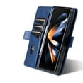 thumbnail image 4 of Dteck Retro for Samsung Galaxy Z Fold 6 Case, Shockproof PU Leather Magnetic Full Body Stand Flip Wallet Case Cover with Card Holder Phone Case, Blue, 4 of 6