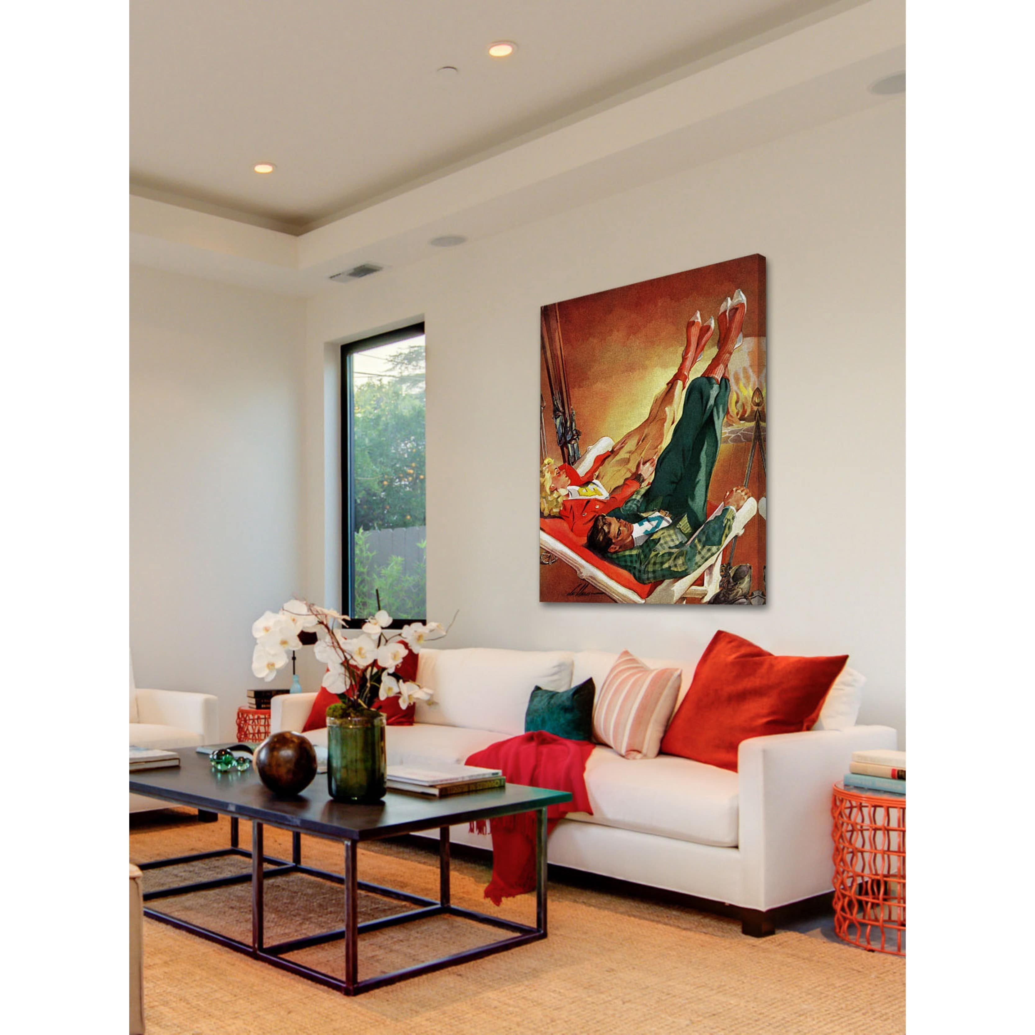 Marmont Hill Apres Ski Print on Wrapped Canvas
