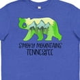 thumbnail image 4 of Inktastic Smoky Mountains, Tennessee- Mountains and Bear Shape Youth T-Shirt, 4 of 5