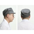 thumbnail image 5 of Chef Hat Kitchen Cooking Chef Cap Adjustable Food Service Hair Nets Reusable Washable Mesh Bouffant Beanie, 5 of 8