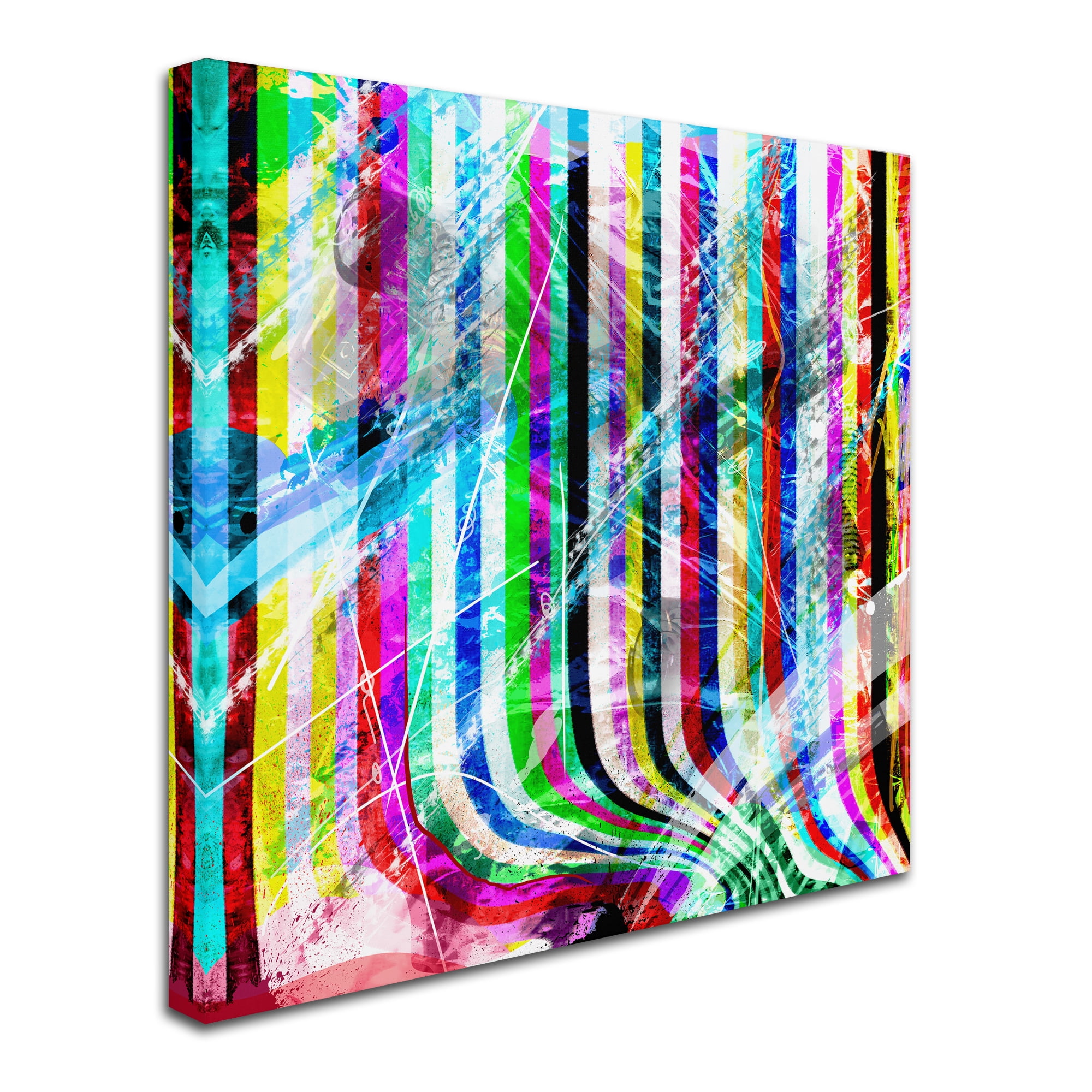 Trademark Fine Art 'Pop Curtain' Canvas Art by ALI Chris