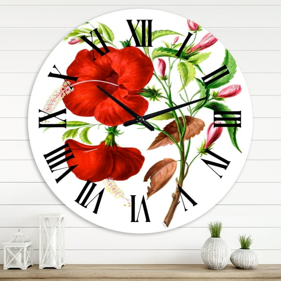 Designart 1 in Quartz Traditional Wall Clock