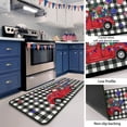 thumbnail image 4 of Grateful Thankful Blessed Kitchen Rugs Set of 2 Grey Non-Slip Kitchen Rug and Mat Cushioned Comfort Kitchen Standing Rug for Kitchen Floor Farmhouse Thanksgiving Decor 17"x47"+17"x30", 4 of 6