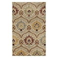 thumbnail image 2 of Superior Oriental Vintage Floral Damask Power-loom Indoor Area Rug, 5'x8', Camel, 2 of 6