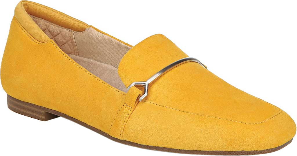 Yellow suede loafers Clearance