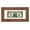 Barnwood Brown, variant on Dollar Bill Frame For Your First Dollar - Decorative Gold Traditional Currency Frame with UV
