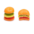 thumbnail image 3 of eFrutti Mini Gummy Burger Candy, 60 Count Fun Burger Shaped Gummy Candy Packs, Fat Free Gluten Free Candy, Case of 8, 3 of 5