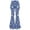 1-Blue, variant on Arlun High Waisted Stretch Tight Flare Pants for Women Fashion Boho Floral Print Tummy Control Yoga Pants Slim Fit Lightweight Soft Comfortable for Everyday Wear 4-Hot Pink XXL