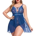 thumbnail image 2 of Intimates Nuisette Élastique Grande Taille Extensible avec Deux Pièces en Maille, 2 of 6