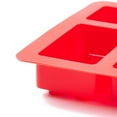thumbnail image 4 of 5pcs Building Blocks Food Grade Silicone Molds Fondant Molds Baking Molds for Ice Chocolate Candy Biscuits UV Resin & Epoxy Resin Jewelry Making Red 150x84x17mm Inner Diameter: 12~42x24~75mm, 4 of 4