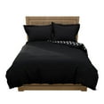thumbnail image 6 of Lux Decor Collection Duvet Cover, 3 Pc Queen Duvet Cover Set with Zipper, Microfiber Comforter Cover with Matching Pillow Shams (Full/Queen, Black/White), 6 of 6