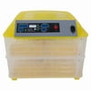 Clearance! 96-Egg Practical Fully Automatic Poultry Incubator (110V) US Standard Yellow & Transparent