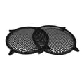 thumbnail image 2 of Unique Bargains 2pcs 8' Black Round Car Speakers Cover Plastic Mesh Woofer Subwoofer Protector, 2 of 5
