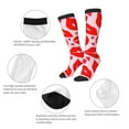 thumbnail image 3 of Naloa Lips Kiss Knee Socks, High Socks Long Stretchy Sock Women Knee High Stocking, Long Socks for Women, 3 of 6