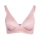 thumbnail image 2 of Sujetador de lactancia Salvador Inalámbrico Cuello V Forma Acolchada Alambre Madre Lactante Ropa Pink M, 2 of 10