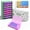 8PCS-Purple, variant on Sumekar 8PCS Extra Large Diamond Art Kits Tray Tool,Diamond Painting Accessories,2-in-1 Diamond Art Trays with Lids(Clear)