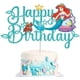 thumbnail image 2 of Adorno para tarta de cumpleaños de La Sirenita Ariel de Disney, suministros para fiesta, decoración de mesa y accesorios, inserto para pastel, regalos festivos, 2 of 4