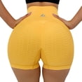 thumbnail image 1 of Seyurigaoka Women's Sports Shorts, Solid Color Elastic Waist Pants Fitness Garment, 1 of 6