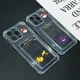 thumbnail image 5 of Pikachu Gengars Squirtles Bulbasaurs funda de teléfono para iPhone 16 15 14 Plus 13 12 Mini 11 Pro Max X Xs 7 8 Card Pocket Clear Cover, 5 of 5