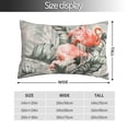 thumbnail image 2 of Salouo Tropical With Flamingos Pattern Pillow Cases,1PC Pillow Covers with Envelope Closure Decorative Pillow Case for Bed Couch,Pillows Not Included-16"x24", 2 of 6
