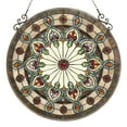 thumbnail image 2 of CHLOE Helena Tiffany-glass Victorian Window Panel 23.5", 2 of 2
