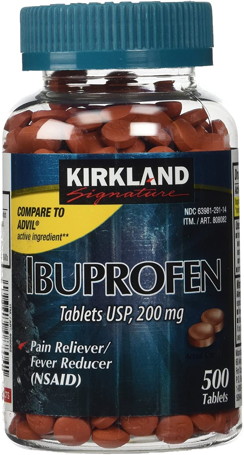 Ibuprofen Tablets USP, 200mg 500Tablets