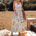 thumbnail image 3 of Wildflowers Floral Colorful Sleeveless Dress Dresses Women Summer Women's Summer Clothing, 3 of 9