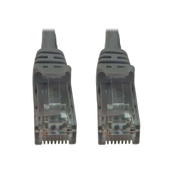 Tripp Lite Cat6a 10G Snagless Molded UTP Ethernet Cable (RJ45 M/M), PoE, Gray, 50 ft. (15.2 m) - 50 ft Category 6a Network Cable for Network Device, Switch, Patch Panel, Server, Router, Hub, Printe...