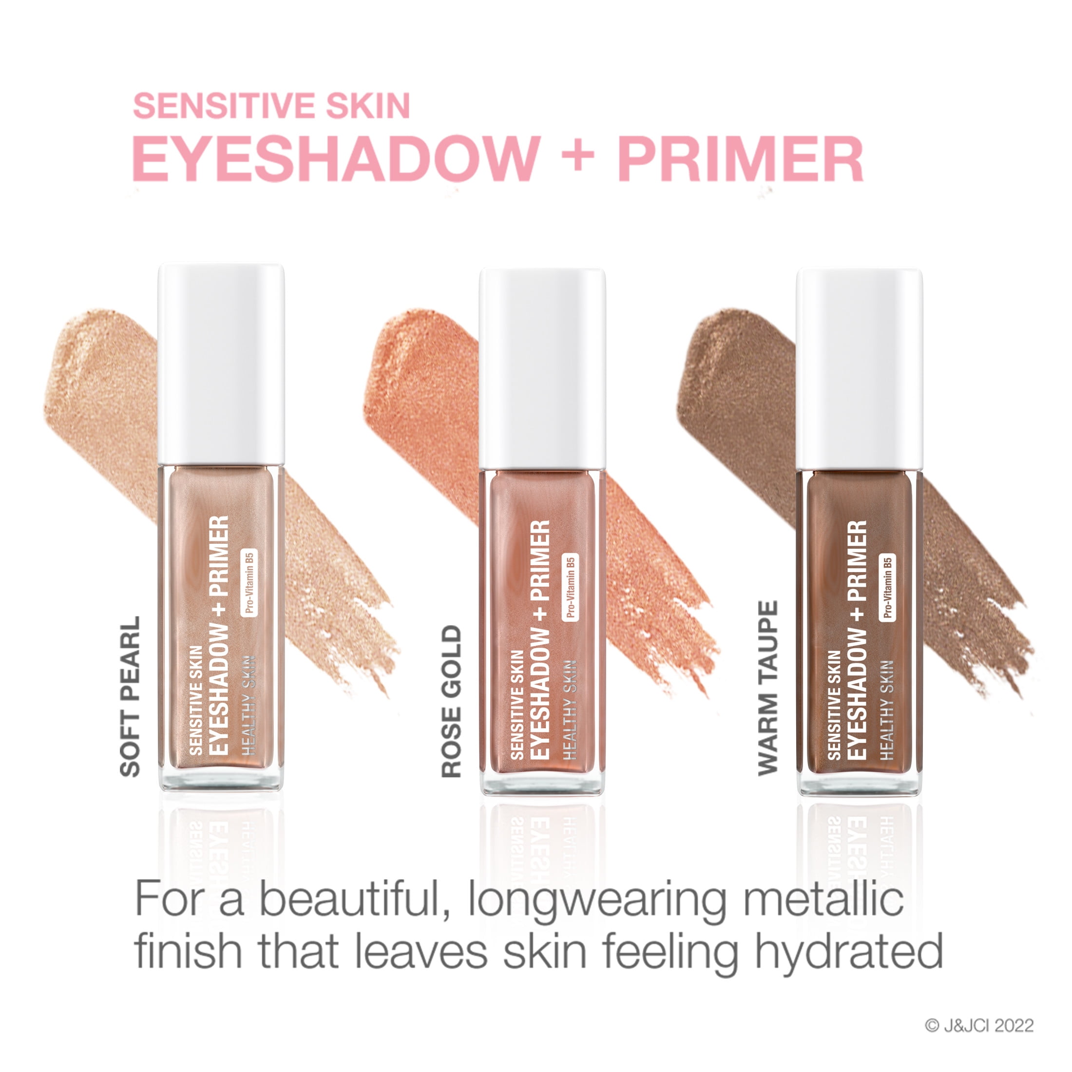Neutrogena Sensitive Skin Eyeshadow + Primer, Warm Taupe, 0.22 oz