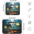 thumbnail image 3 of FREEAMG Happy Halloween Bat Owl Moon Pumpkin Dish Drying Mat for Kitchen Counter 16 x 18 Inch, Microfiber Multi-Purpose Counter Rack Sink Drainer Pad, 3 of 7