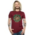 thumbnail image 2 of Harry Potter Mens Wreath Cotton Christmas T-Shirt, 2 of 5