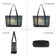 thumbnail image 6 of FORMRS Canvas Laptop Tote Bag for Women with 15.6" Computer Compartments Shoulder Handbag, Retro Forest, 6 of 7