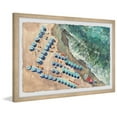 thumbnail image 2 of Marmont Hill Blue Beach Umbrellas Framed Wall Art, 2 of 8