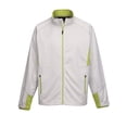 thumbnail image 1 of Tri-Mountain Performance Trailway J6150 poly bonded jacket, 4X-Large, Stone/Lime, 1 of 2