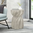 thumbnail image 2 of Brody Indoor Contemporary Lightweight Concrete Accent Side Table, 2 of 8