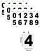 thumbnail image 2 of 4 pulgadas C 3pc Nanofilm Calcomanía de Licencia, Calcomanía de Número Reflectante Invisible Digital, Placas de Licencia Desvanecidas, Calcomanías de Número Reflectante - Negro, 2 of 3