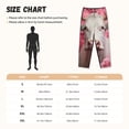 thumbnail image 3 of Balery Flower White Cow Pantalones de pijama para mujer, pijamas ultraligeros, pantalones de estar por casa-Large, 3 of 6