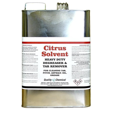 Citrus Solvent Degreaser & Tar Remover - 1 gallon (128 (Best Degreaser For Oil On Concrete)
