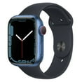thumbnail image 1 of Refurbished Apple Watch Series 7 Aluminum 45 mm (GPS Only, No Cellular) Blue (Grade A), 1 of 2