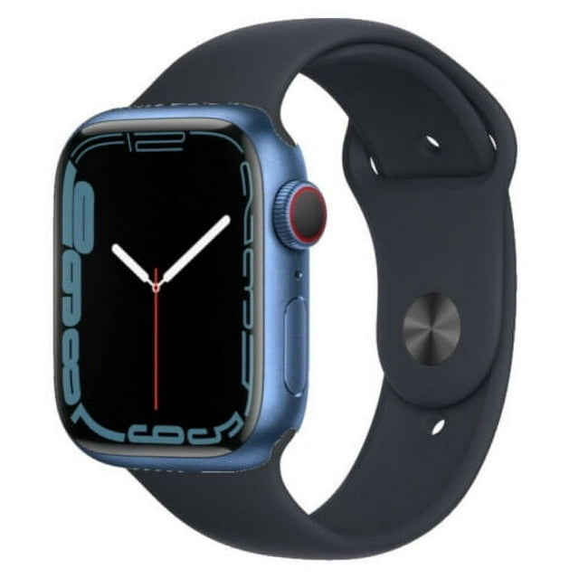 Refurbished Apple Watch Series 7 Aluminum 45 mm (GPS Only, No Cellular) Blue (Grade A)